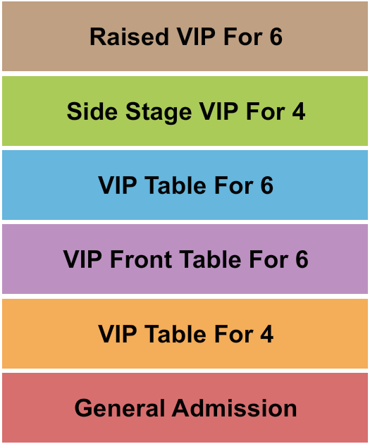 Buck's Backyard Next Event Seating Chart